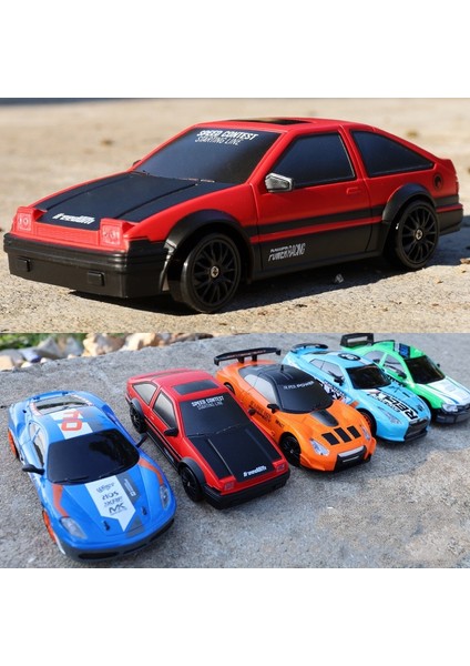 2.4g Drift Rc Araba 4WD Rc Drift Araba Oyuncak Uzaktan Kumanda Gtr Modeli AE86 Araç Araba Rc Araba Yarışı Oyuncak Çocuklar Için Noel Hediyeleri (Yurt Dışından)