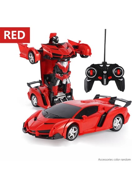 Uzaktan Kumanda Rc Araba Dönüşüm Robotlar Spor Araç Modeli Uzaktan 2 In 1 Deformasyon Araba Erkekler Için Noel Hediyeleri (Yurt Dışından)