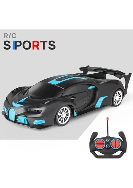 1/18 Rc Araba LED Işık 2.4g Radyo Uzaktan Kumanda Spor Arabalar Çocuklar Için Yarış Yüksek Hızlı Sürücü Araç Drift Erkek Kız Oyuncakları (Yurt Dışından)