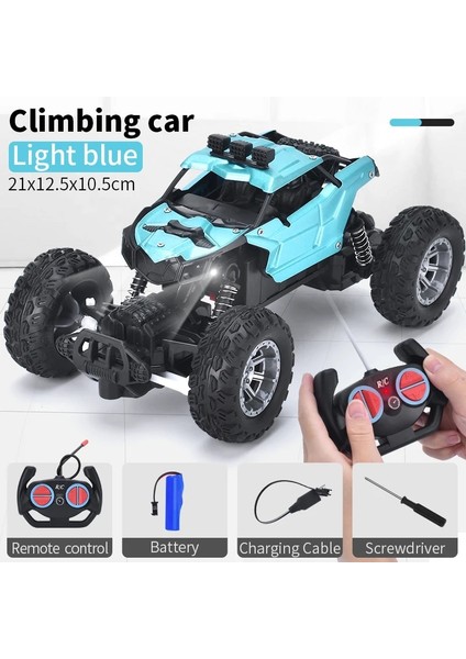 Çocuk Off-Road Araba Oyuncak Uzaktan Kumanda Araba Anti-Çarpışma Şarj Suv Tırmanma Araba Büyük Oyuncak Araba Modeli Takım Elbise Çocuk Hediye (Yurt Dışından)