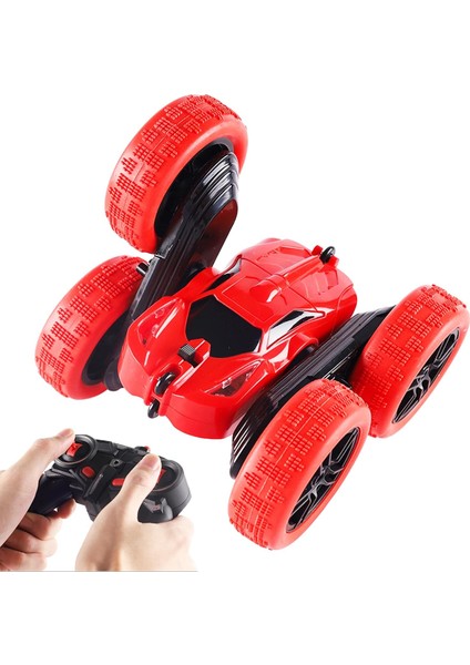 Uzaktan Kumandalı Araba, Rc Arabalar 2.4ghz Hızlı Dublör Rc Araba, 4WD 360° Dönen Farlı Rc Kamyonlar, Off Road Rc Paletli Noel Oyuncak Arabalar Çocuklar Için Erkek Kız Doğum Günü (Yurt Dışından)