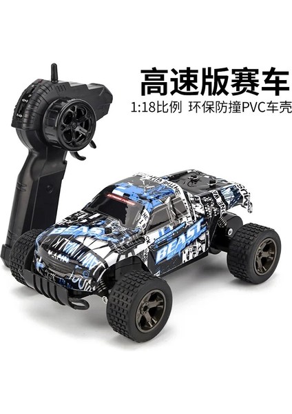 1:18 Rc Araba Elektrikli Yüksek Hızlı Off-Road Arabalar Uzaktan Kumandalı Arabalar LED Işık ile 2.4g 40KM/H Drift Oyuncaklar Erkek Çocuklar ve Yetişkinler Için (Yurt Dışından)