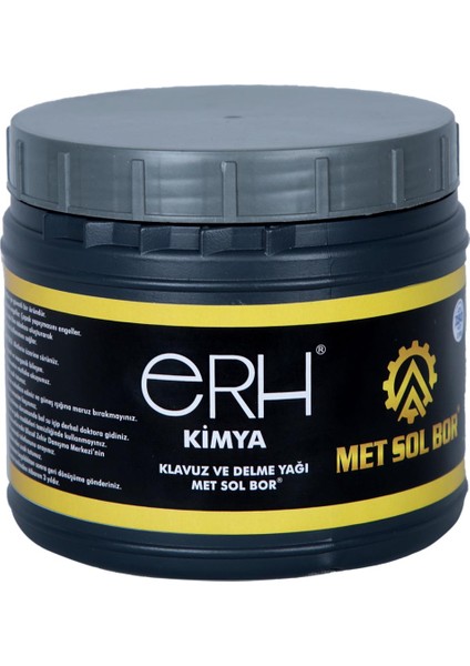 MET-SOL-BOR Organik Klavuz Çekme ve Delme Yağı 500gr