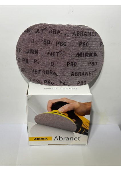 Abranet 150MM Cırtlı (5’li Paket) P80 Kum Zımpara