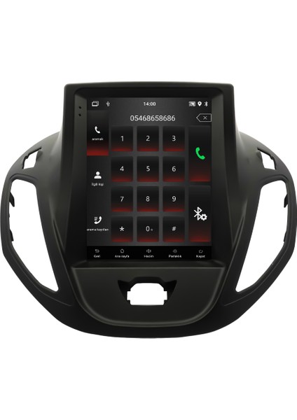 Ford Courier (2013-2023) Android 14 Multimedya Carplay 10 Inch 2 GB Ram / 32 GB Hafıza CRV-4112XT