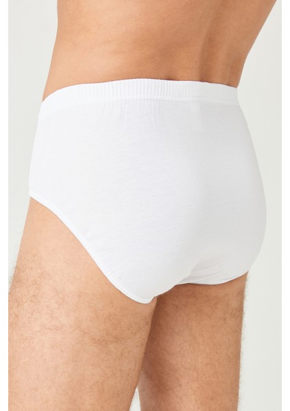 Erkek Pamuklu Klasi̇k Beyaz Sli̇p Külot 2'li - 423 -(500) modelleri