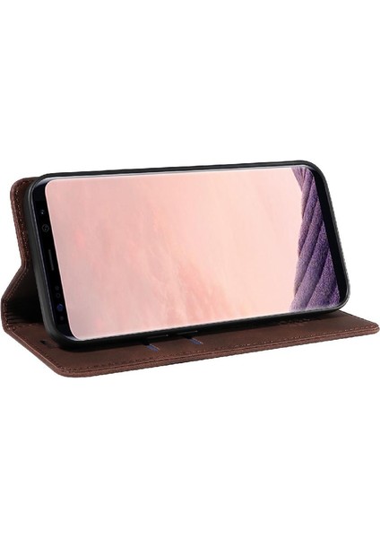 Samsung Galaxy S8 Artı Pu Deri Folio Cüzdan Manyetik Koruyucu Kılıf (Yurt Dışından)