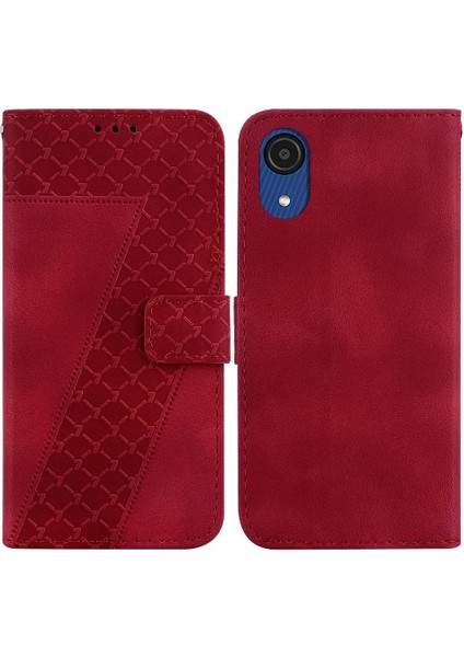 Samsung Galaxy A03 Çekirdek Pu Deri Kart Yuvası Fonksiyonu Için Telefon Kılıfı Çevirin (Yurt Dışından)