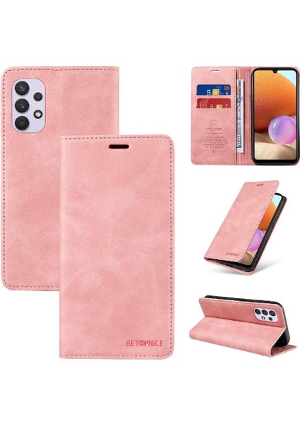 Samsung Galaxy A32 4g Pu Deri Koruyucu Manyetik Folio Cüzdan (Yurt Dışından)