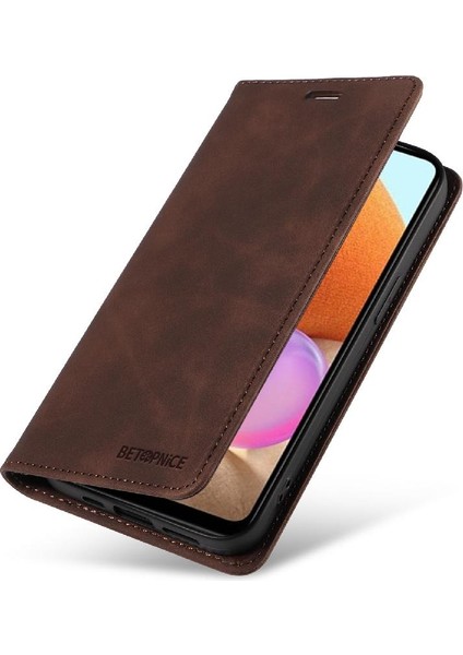 Samsung Galaxy A32 5g Pu Deri Folio Cüzdan Koruyucu Manyetik (Yurt Dışından)