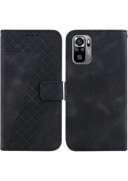 Telefon Kılıfı Için Xiaomi Redmi Not 10 4G/10S Kart Yuvası Fonksiyonu Flip Folio (Yurt Dışından)