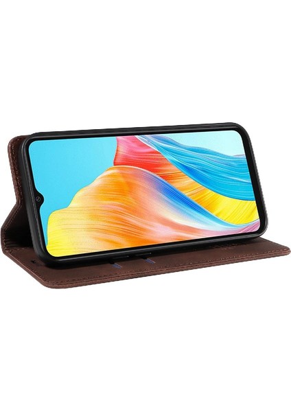Oppo A38 4g Pu Deri Manyetik Koruyucu Folyo Cüzdan Için Kılıf (Yurt Dışından) modelleri