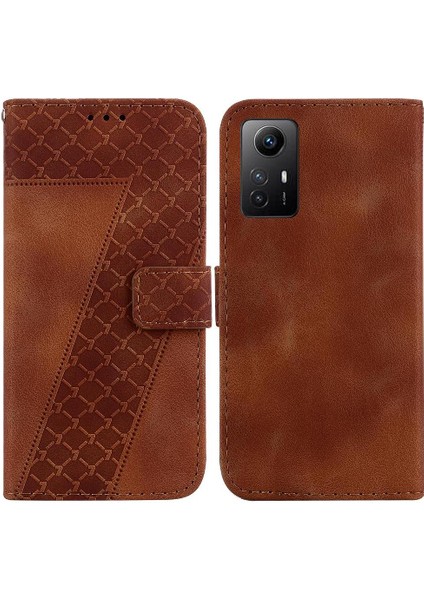 Telefon Kılıfı Için Xiaomi Redmi Not 12S Flip Folio Kapak Kart Yuvası Fonksiyonu (Yurt Dışından)