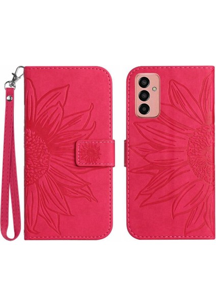 Samsung Galaxy M23 5g Lüks Pu Deri Kart Yuvaları Tutucu ile (Yurt Dışından)