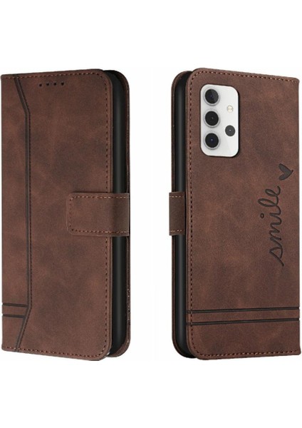 Samsung Galaxy A32 4g El Kayışı Kart Yuvaları Için Telefon Kılıfı Kapak Manyetik (Yurt Dışından)