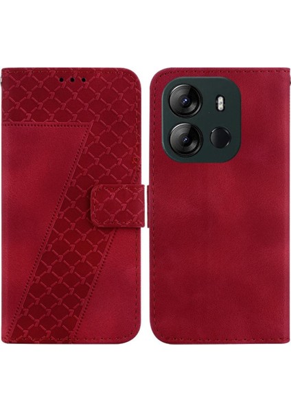 Tecno Spark Go 2023 Için Telefon Kılıfı Pu Deri Kart Yuvası Fonksiyonu Cüzdan (Yurt Dışından)