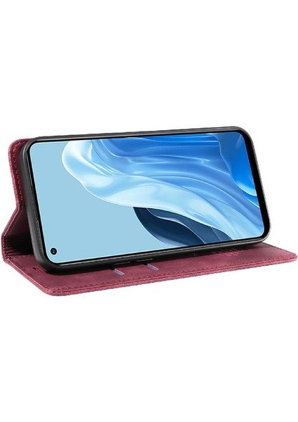 Oppo Oppo 7 4g Için Kılıf Folio Cüzdan Koruyucu Manyetik Pu Deri (Yurt Dışından)