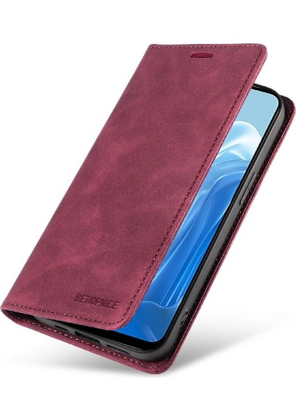 Oppo Oppo 7 4g Için Kılıf Folio Cüzdan Koruyucu Manyetik Pu Deri (Yurt Dışından)