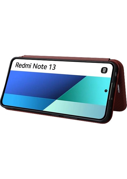 Xiaomi Redmi Için Not 13 4g Manyetik Karbon Fiber Kart Ekleme (Yurt Dışından)