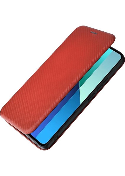 Xiaomi Redmi Için Not 13 4g Manyetik Karbon Fiber Kart Ekleme (Yurt Dışından)