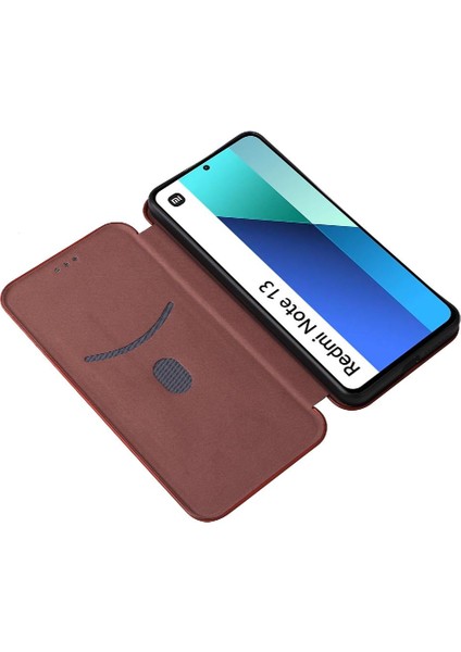 Xiaomi Redmi Için Not 13 4g Manyetik Karbon Fiber Kart Ekleme (Yurt Dışından)