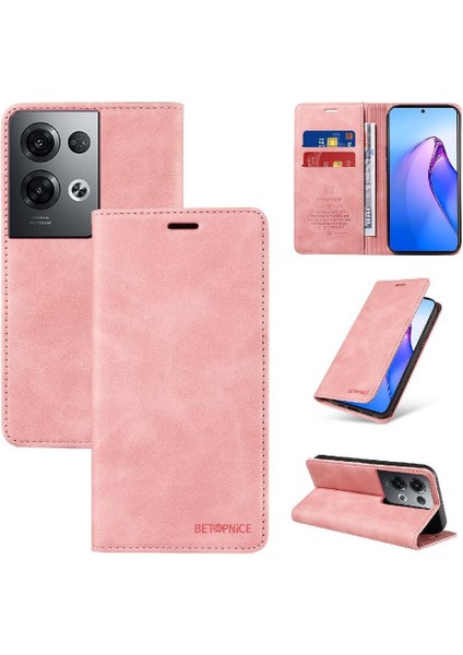 Oppo Oppo 8 Pro 5g Için Kılıf Folio Cüzdan Pu Deri Manyetik Koruyucu (Yurt Dışından)