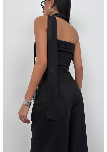 Şal Detay Straplez Bluz fırsatları