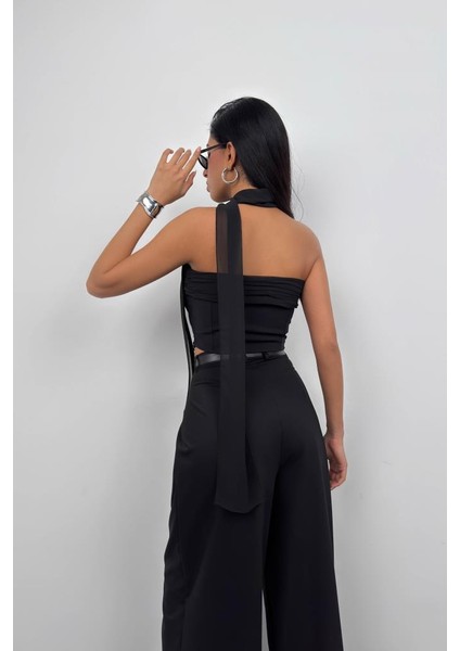 Şal Detay Straplez Bluz indirimleri