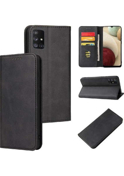 Samsung Galaxy A71 4g Için Kılıf Tam Koruma Kartı Ekleme Deri (Yurt Dışından)