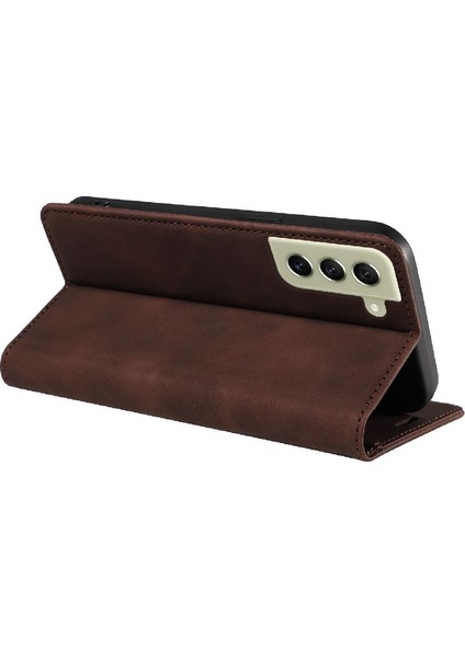 Samsung Galaxy S22 5g Pu Deri Koruyucu Manyetik Folio Cüzdan (Yurt Dışından)
