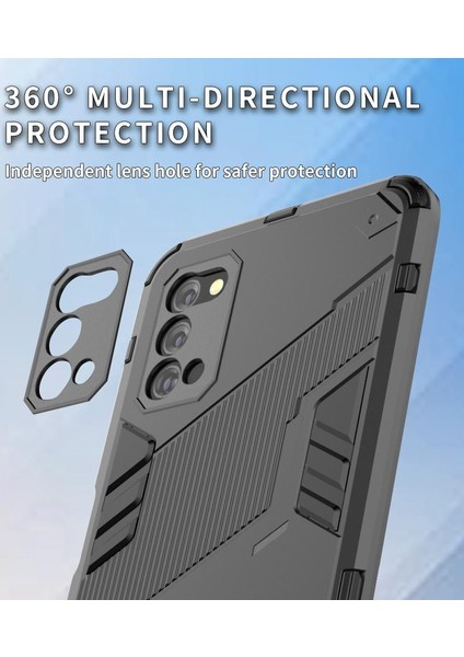 Samsung Galaxy A03S Sağlam Askeri Koruyucu Kapak Kickstand (Yurt Dışından) indirimleri