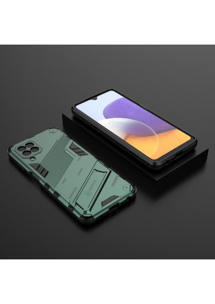 Samsung Galaxy A22 4g Kickstand Koruyucu Kapak Sağlam Askeri Için Kılıf (Yurt Dışından) fiyatları