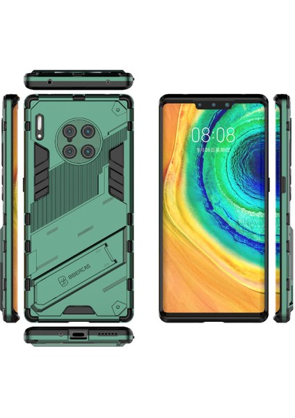 Huawei Mate 30 Pro Için Sağlam Askeri Koruyucu Kapak Kickstand (Yurt Dışından)