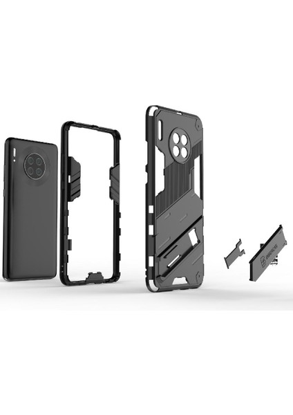 BDT Market Huawei Mate 30 Için Kılıf Koruyucu Kapak Kickstand Sağlam Askeri (Yurt Dışından)