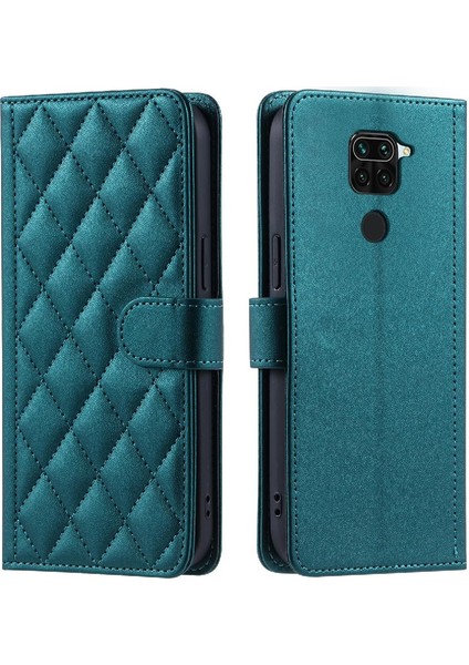 Telefon Kılıfı Için Xiaomi Redmi Not 9 Kafes Flip Folio Cüzdan Kart Yuvaları (Yurt Dışından) indirimleri