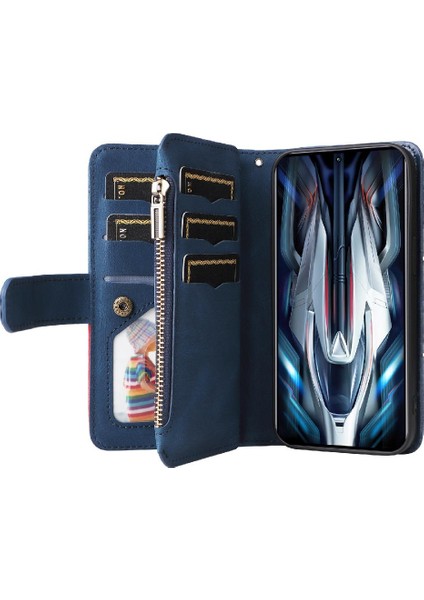 Xiaomi Poco F4 Gt Fermuar Cüzdan Tarzı Kart Yuvası Standı Dokuz (Yurt Dışından)