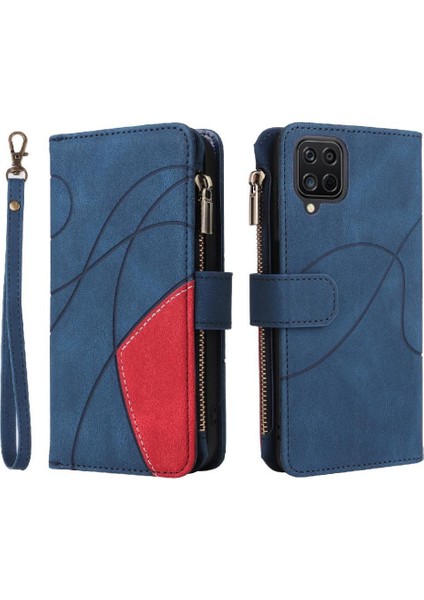 Samsung Galaxy A12/M12 Kickstand Koruyucu Dokuz Kart Yuvaları Tarzı (Yurt Dışından)