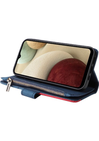 Samsung Galaxy A12/M12 Kickstand Koruyucu Dokuz Kart Yuvaları Tarzı (Yurt Dışından) fırsatları