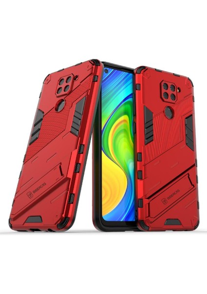 Xiaomi Redmi Not 9 Için Sağlam Askeri Koruyucu Kapak Kickstand (Yurt Dışından)