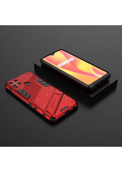 Realme C15 Sağlam Askeri Kickstand Koruyucu Kapak Için Kılıf (Yurt Dışından) fırsatları