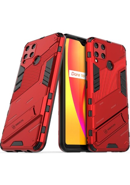Realme C15 Sağlam Askeri Kickstand Koruyucu Kapak Için Kılıf (Yurt Dışından) indirimleri