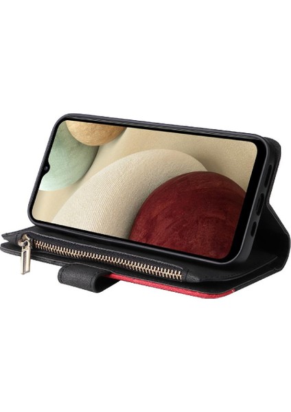 Samsung Galaxy A12/M12 Kickstand Koruyucu Dokuz Kart Yuvaları Tarzı (Yurt Dışından) fırsatları