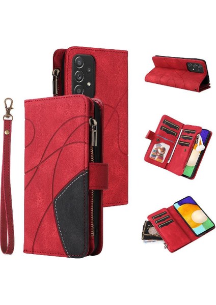 Kart Yuvası Standı Kickstand Dokuz ile Samsung Galaxy Case 5G/A52S Için Kılıf (Yurt Dışından)