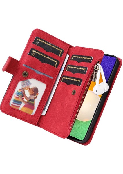 Kart Yuvası Standı Kickstand Dokuz ile Samsung Galaxy Case 5G/A52S Için Kılıf (Yurt Dışından)