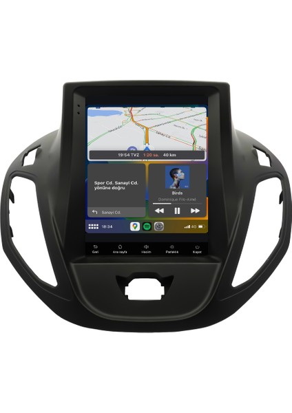 Ford Courier (2013-2023) Android 14 Multimedya Carplay 10 Inch 4 GB Ram / 64 GB Hafıza CRV-4112XDT