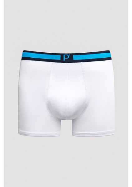 Erkek Blue Tape Çok Renkli 3lü Boxer