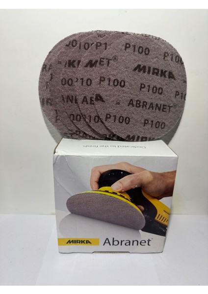 Abranet 150MM Cırtlı (5’ Li Paket) P100 Kum Zımpara