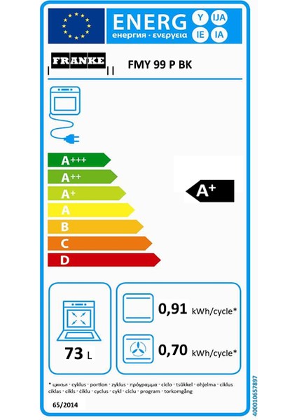 Fırın Fmy 99 P Bk Black+Black Frame