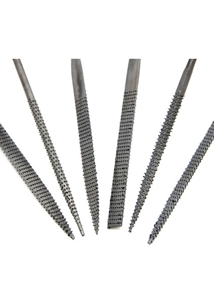 6163 Mini Ahşap Törpü Eğe Seti 14 cm (6 Parça)