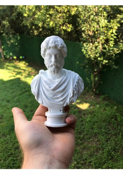 Root Made Roma Imparatoru Marcus Aurelius Dekoratif Obje Kitaplık Dekor Hediyelik Biblo